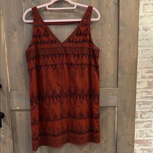 Free People Frances Bean S Beaded Rust Dress